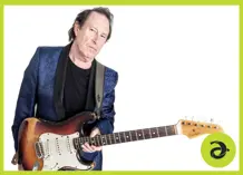Jack de Keyzer holding a guitar
